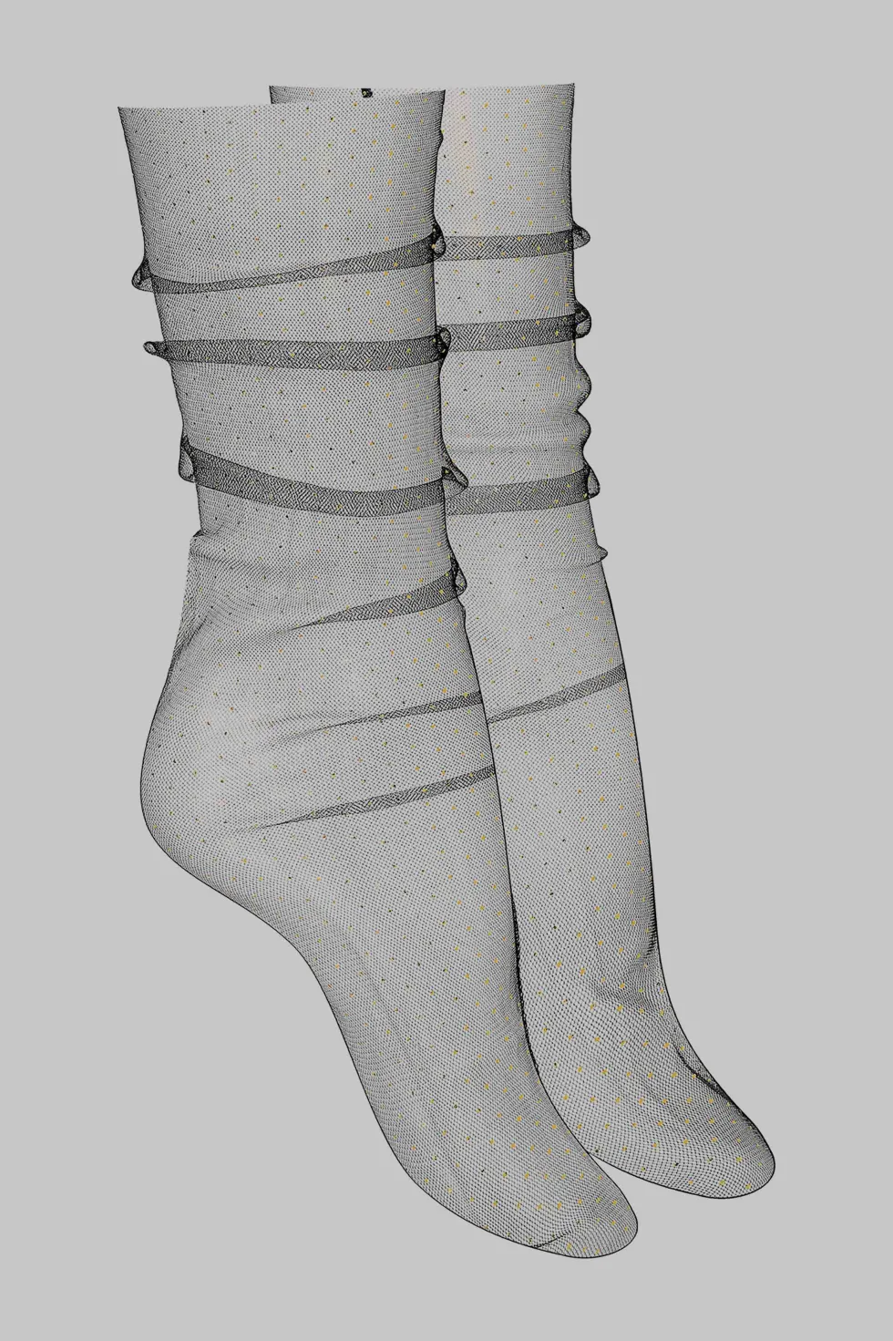 LegwearChaussettes pois Or